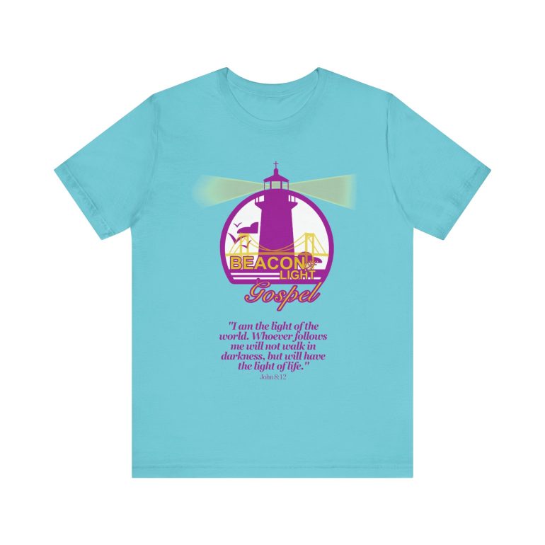 Beacon Of Light Gospel Radio Station Unisex Jersey Short Sleeve Tee - Image 33