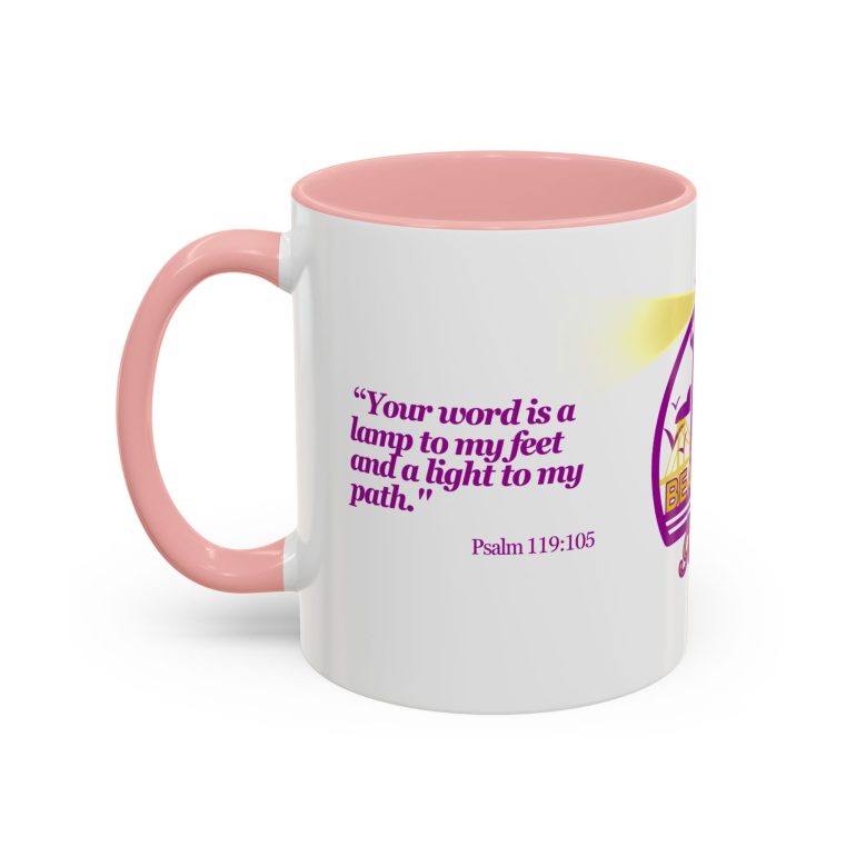 Beacon of Light Gospel Accent Coffee Mug, 11oz with Bible Verses - Image 3