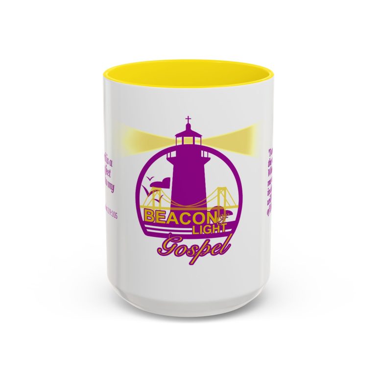 Beacon of Light Gospel Accent Coffee Mug, 11oz with Bible Verses - Image 21