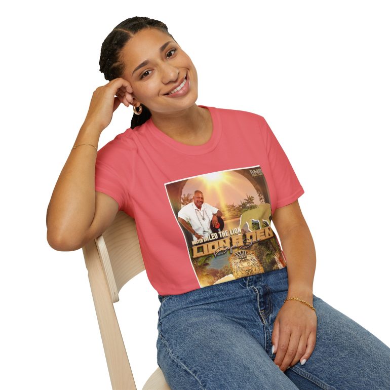 The Lion's Den Show T-Shirt - Unisex Softstyle - Image 14
