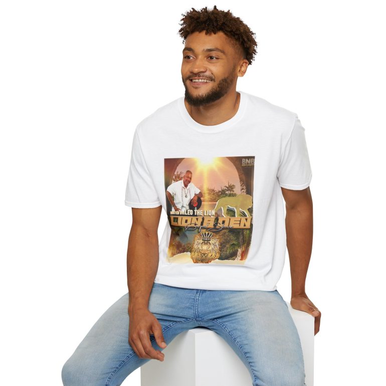 The Lion's Den Show T-Shirt - Unisex Softstyle - Image 7