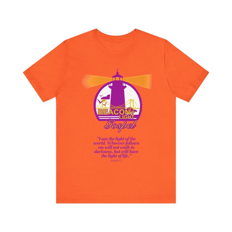 Beacon Of Light Gospel Radio Station Unisex Jersey Short Sleeve Tee - Image 9