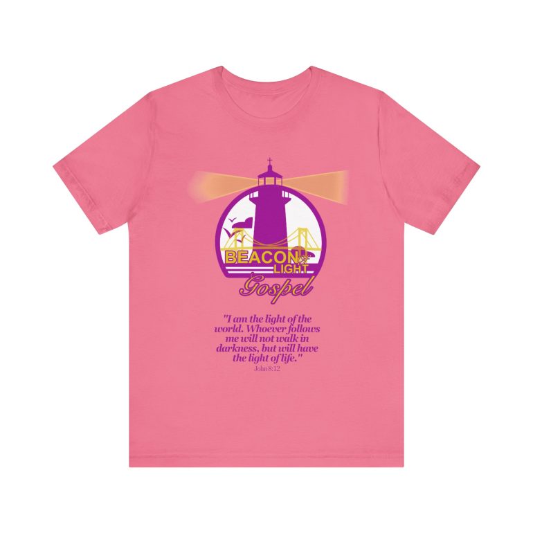 Beacon Of Light Gospel Radio Station Unisex Jersey Short Sleeve Tee - Image 53