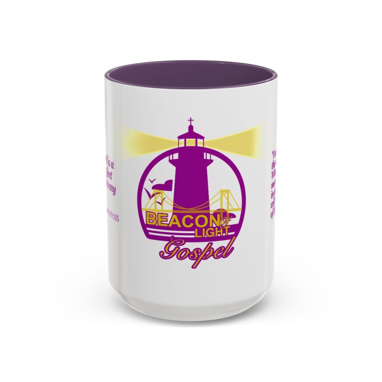 Beacon of Light Gospel Accent Coffee Mug, 11oz with Bible Verses - Image 17