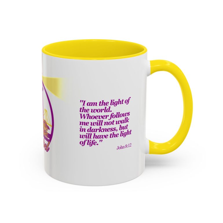 Beacon of Light Gospel Accent Coffee Mug, 11oz with Bible Verses - Image 14