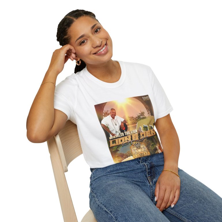 The Lion's Den Show T-Shirt - Unisex Softstyle - Image 6
