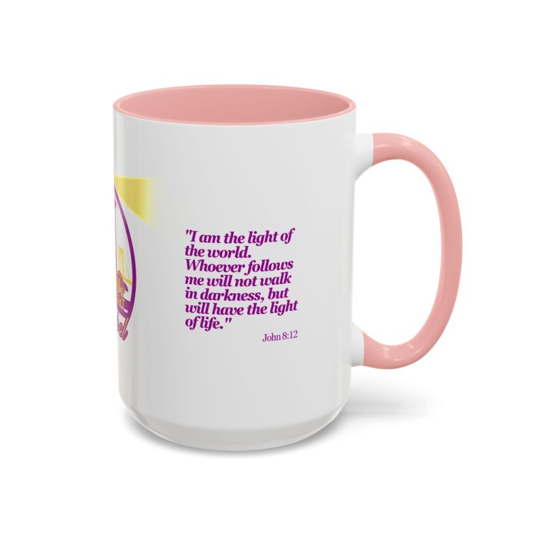 Beacon of Light Gospel Accent Coffee Mug, 11oz with Bible Verses - Image 6