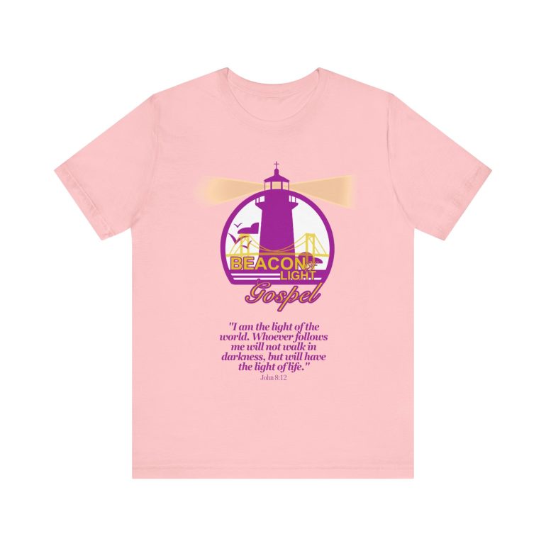 Beacon Of Light Gospel Radio Station Unisex Jersey Short Sleeve Tee - Image 61