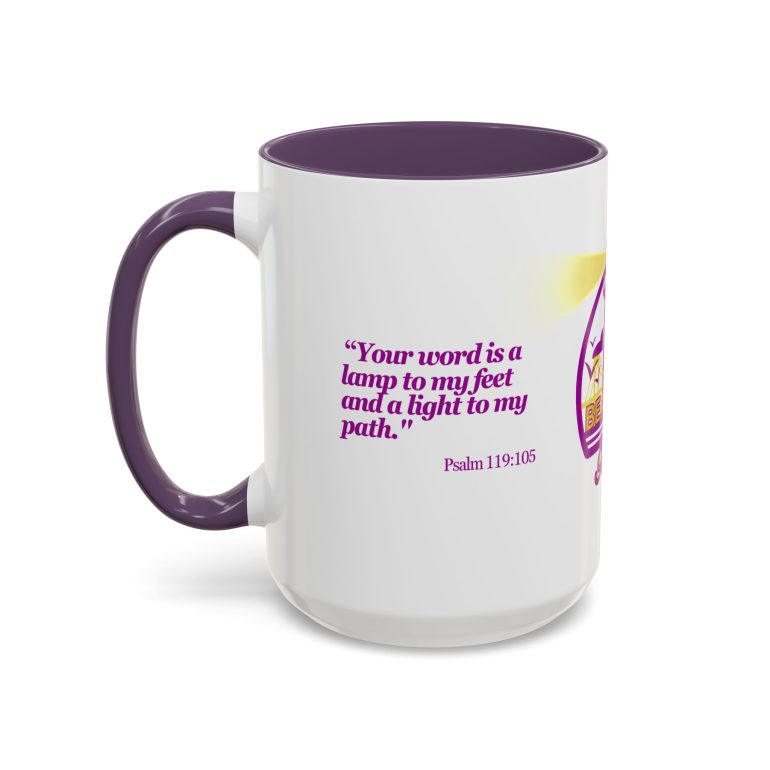 Beacon of Light Gospel Accent Coffee Mug, 11oz with Bible Verses - Image 19