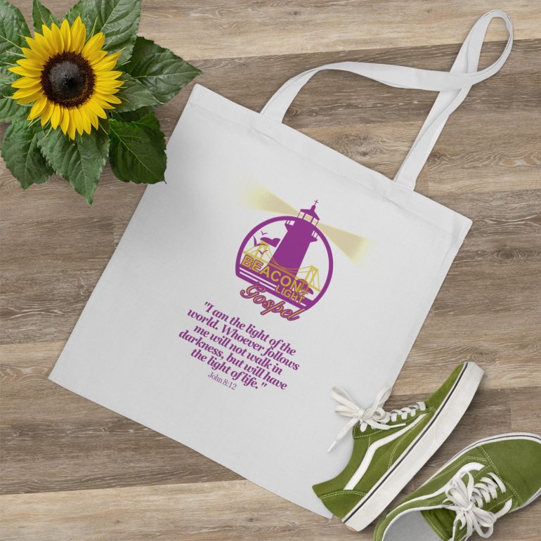 Beacon of Light Gospel Tote Bag - Image 3
