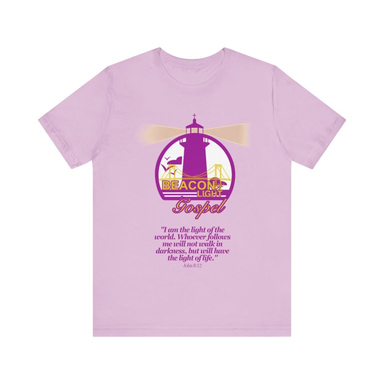 Beacon Of Light Gospel Radio Station Unisex Jersey Short Sleeve Tee - Image 49