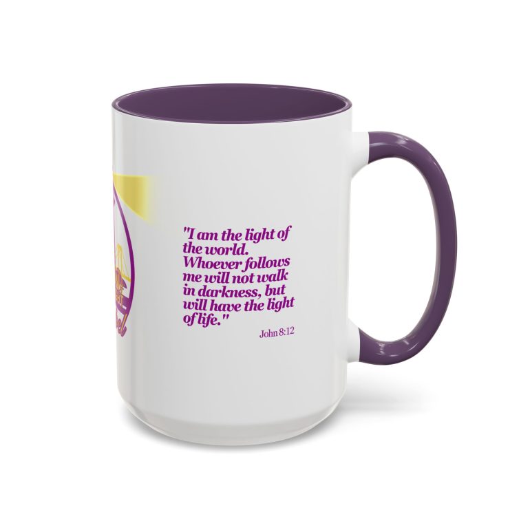 Beacon of Light Gospel Accent Coffee Mug, 11oz with Bible Verses - Image 18