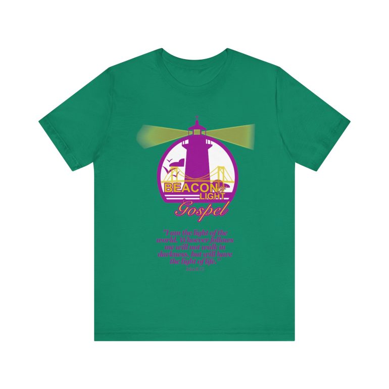 Beacon Of Light Gospel Radio Station Unisex Jersey Short Sleeve Tee - Image 29