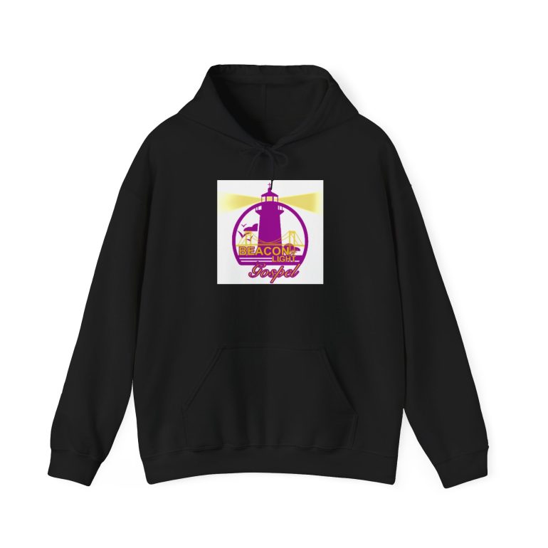 Beacon Of Light Gospel Radio Station Unisex Hooded Sweatshirt - Image 9