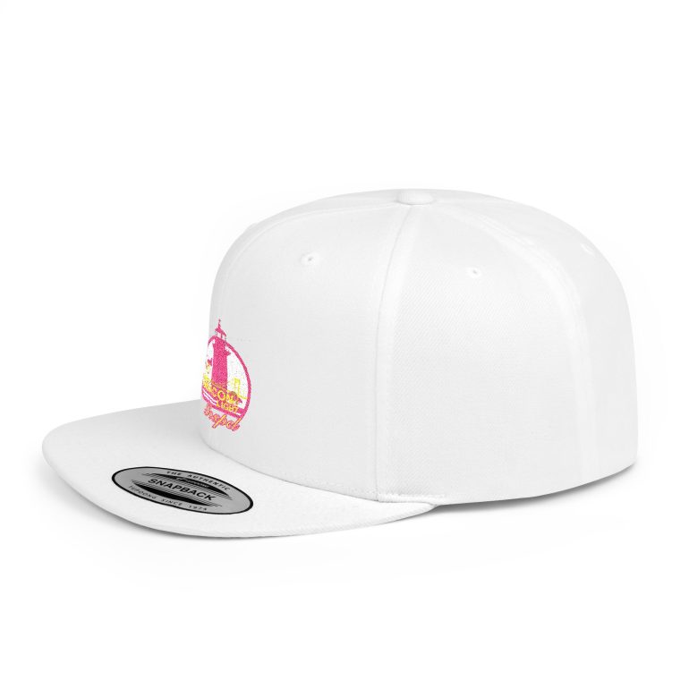 Beacon of Light Gospel Coastal Lighthouse Flat Bill Snapback Hat - Image 3