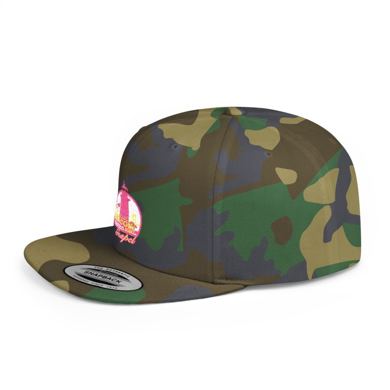 Beacon of Light Gospel Coastal Lighthouse Flat Bill Snapback Hat - Image 9
