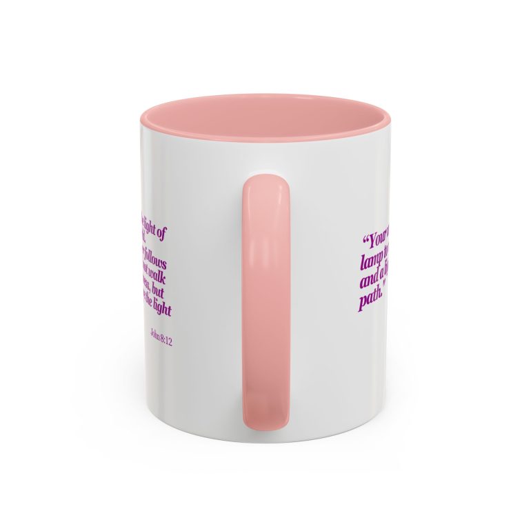 Beacon of Light Gospel Accent Coffee Mug, 11oz with Bible Verses - Image 4