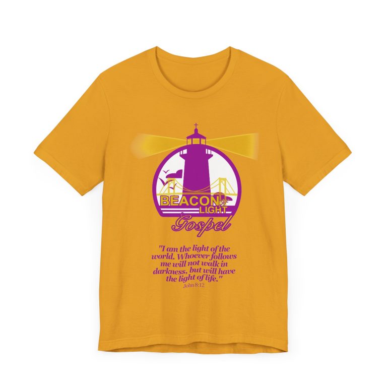 Beacon Of Light Gospel Radio Station Unisex Jersey Short Sleeve Tee - Image 23
