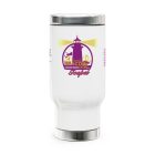 Beacon of Light Gospel Radio Stainless Steel Travel Mug, 14oz