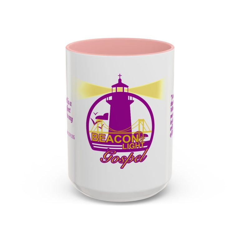 Beacon of Light Gospel Accent Coffee Mug, 11oz with Bible Verses - Image 5