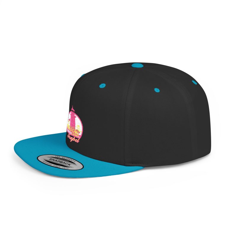 Beacon of Light Gospel Coastal Lighthouse Flat Bill Snapback Hat - Image 33