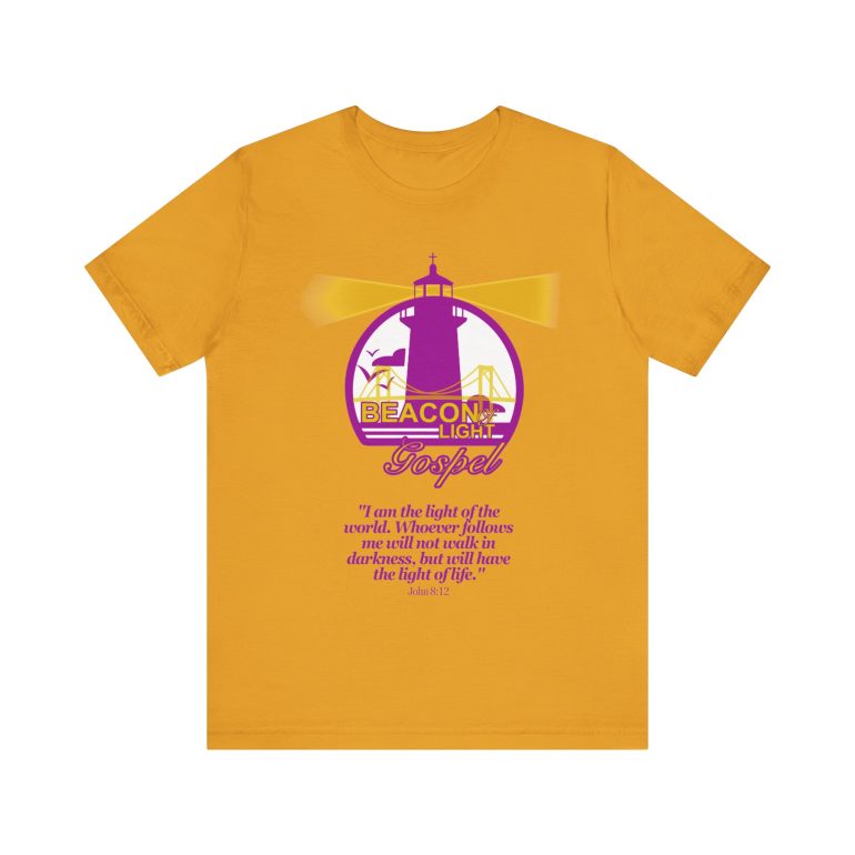 Beacon Of Light Gospel Radio Station Unisex Jersey Short Sleeve Tee - Image 21