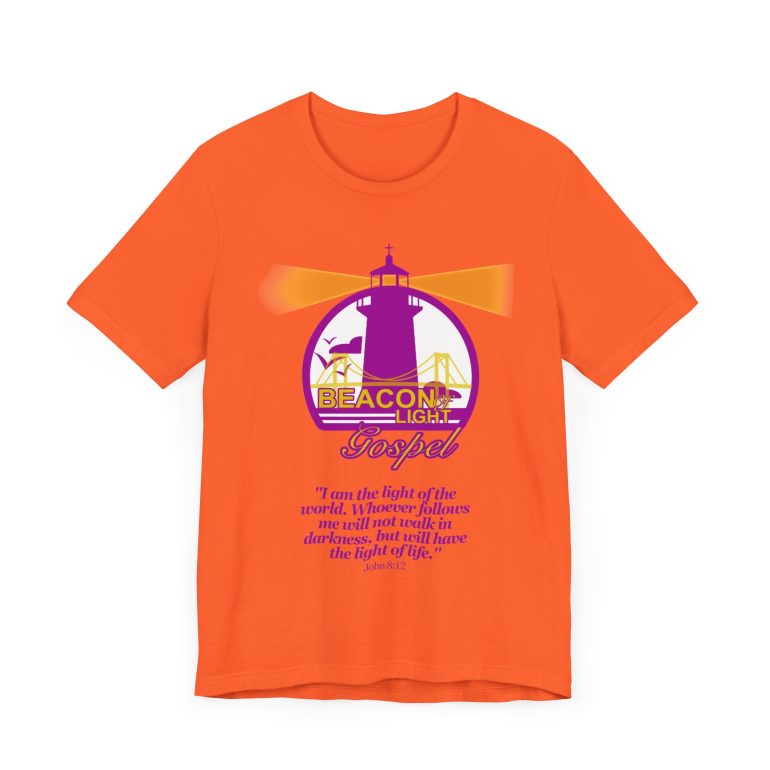 Beacon Of Light Gospel Radio Station Unisex Jersey Short Sleeve Tee - Image 11