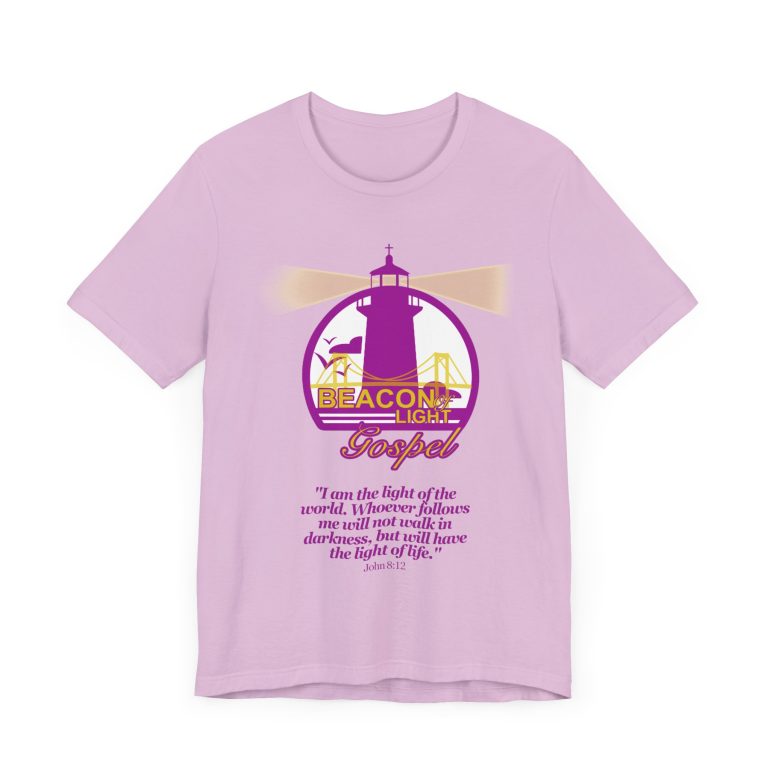 Beacon Of Light Gospel Radio Station Unisex Jersey Short Sleeve Tee - Image 51
