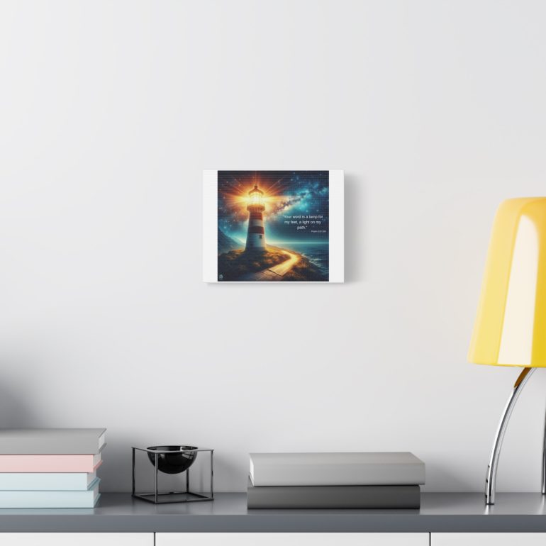 Canvas Print - Spirit Song Inspiration Lighthouse Bible Verse - Image 7