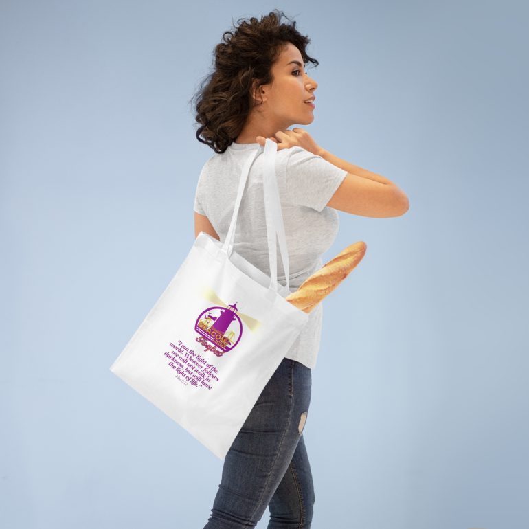 Beacon of Light Gospel Tote Bag - Image 4