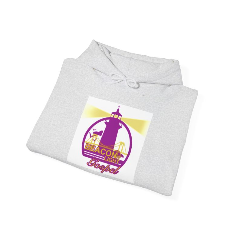 Beacon Of Light Gospel Radio Station Unisex Hooded Sweatshirt - Image 8
