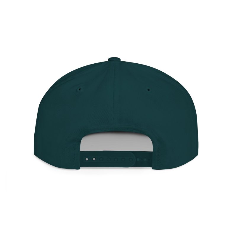 Beacon of Light Gospel Coastal Lighthouse Flat Bill Snapback Hat - Image 11