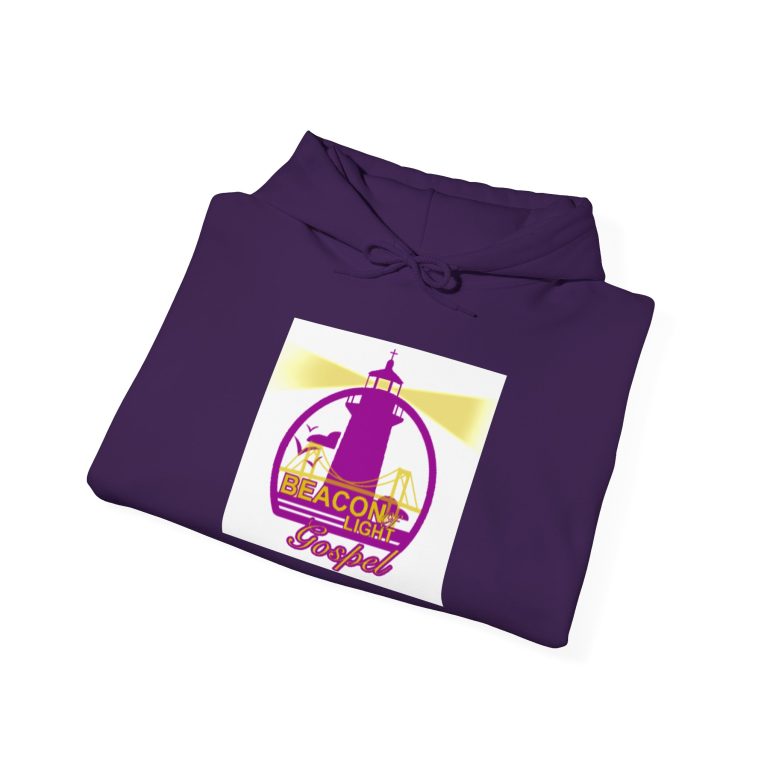 Beacon Of Light Gospel Radio Station Unisex Hooded Sweatshirt - Image 36