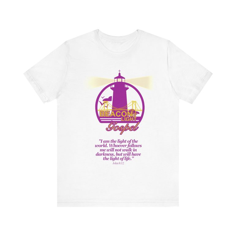 Beacon Of Light Gospel Radio Station Unisex Jersey Short Sleeve Tee