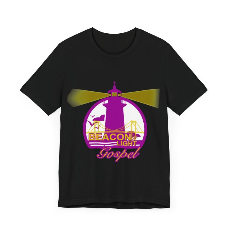 Beacon Of Light Gospel Radio Station Unisex Jersey Short Sleeve Tee - Image 7