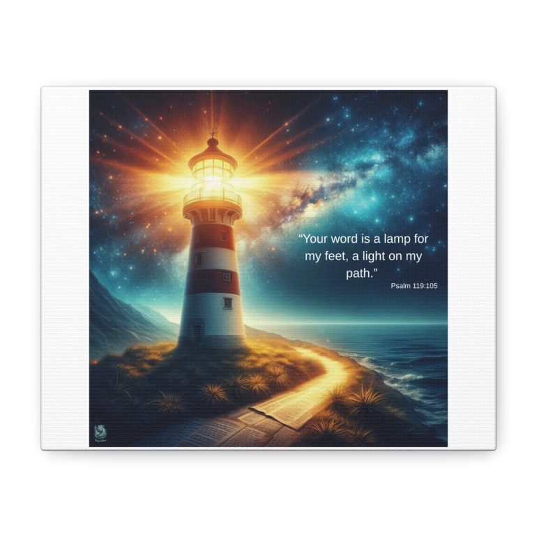 Canvas Print - Spirit Song Inspiration Lighthouse Bible Verse - Image 5